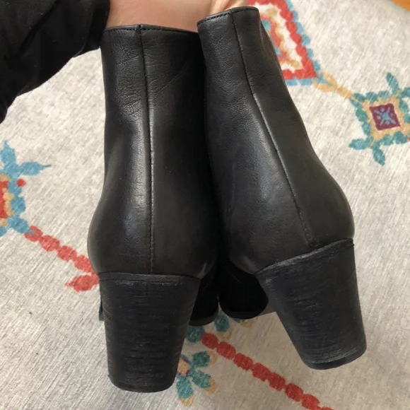 Delman Suede Ankle Boots - Picture 4 of 9